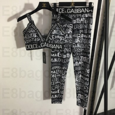D&G logo printed sports suit 2022