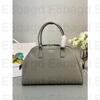 PRADA Large Saffiano leather bag 1BG524 GRAY 2024