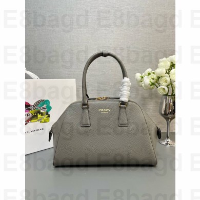 PRADA MEDIUM Saffiano leather bag 1BG537 GRAY 2024