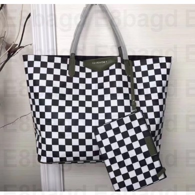 Givenchy Coated Canvas Antigona Shopper Tote Bag 06