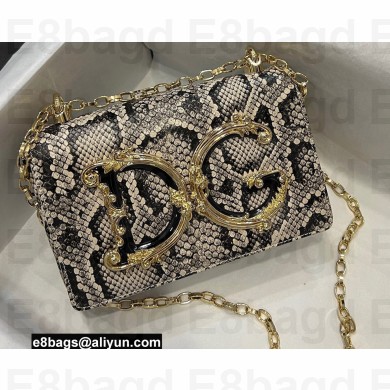 Dolce & Gabbana leather DG Girls shoulder bag Python Print