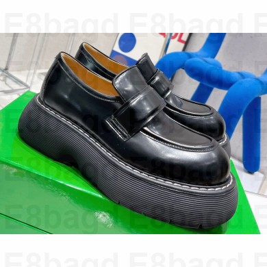 Bottega Veneta Brushed leather swell loafers Black 2022