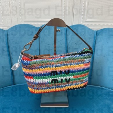 Miu Miu multicolored Crochet pouch 5NE841 2024