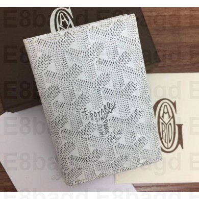 Goyard Saint Pierre Card Holder Wallet White