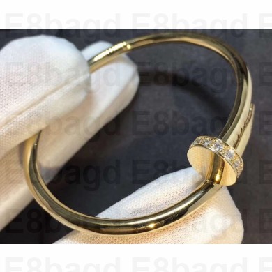 Cartier Real 18K juste un clou bracelet classic with 32 diamonds Yellow Gold