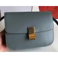 Celine Medium Classic Bag in Box Calfskin Dusty Blue