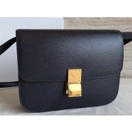 Celine Medium Classic Bag in Box Calfskin Black