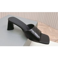 Balenciaga Duty Free 60mm Sandals in shiny soft sheepskin Black 2024