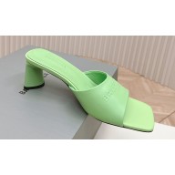 Balenciaga Duty Free 60mm Sandals in shiny soft sheepskin Green 2024