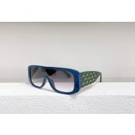 chanel Green & Blue Shield Sunglasses 2022
