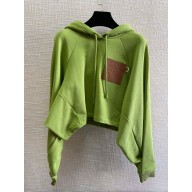 LOEWE green hooded sweatshirt 2022