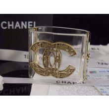 Chanel CC transparent bracelet