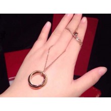 Cartier three rings necklace