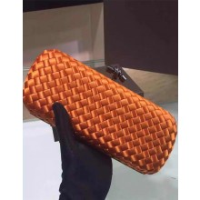 Bottega Veneta stretch knot clutch 8651# Orange(MISU-721402)