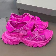 Balenciaga Track-Sandal Couple models Velcro sandals in Pink Bs011
