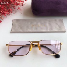 gucci Rectangular metal sunglasses 596035 purple