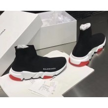 Balenciaga Knit Sock Speed Trainers Sneakers with tricolor sole