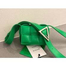 Bottega Veneta Candy Padded Cassette Mini Bag green/silver 2022
