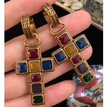 Gucci Earrings With Cross Pendant 548776 2019