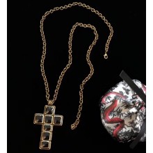 Gucci Necklace With XL Cross Black 2019