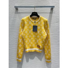 LOUIS VUITTON YELLOW MONOGRAM SWEATER 2023