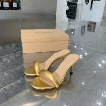 gianvito rossi 7cm bijoux leather sandals gold 2021