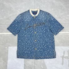 LV x YK Infinity Dots Denim Shirt 1AB605 2023