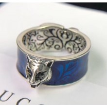 Gucci Garden Ring in Silver/Blue 2018
