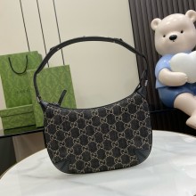 Gucci Ophidia GG mini bag IN Black and grey GG denim 658551 2024