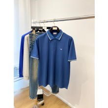 Dior MEN'S Polo Shirt with Bee Embroidery blue 2023