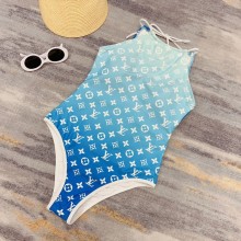 Louis Vuitton One Piece Gradient Swimwear Blue 2023