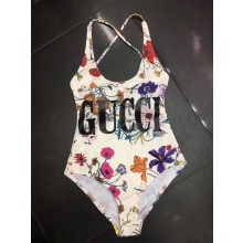GUCCI FLORAL PRINTED SWIMMING SUIT