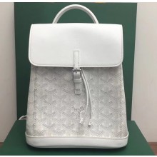 Goyard Alpin Mini Backpack Bag White