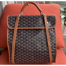 Goyard Saint-Leger Briefcase Backpack Bag Brown