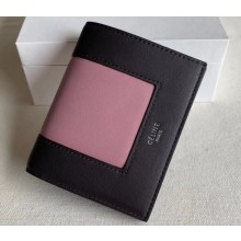 Celine Frame Small Multifunction Wallet in Bicolor Leather 2148 03