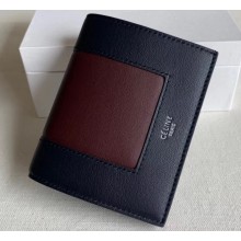 Celine Frame Small Multifunction Wallet in Bicolor Leather 2148 05
