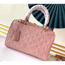 Louis Vuitton Monogram Empreinte Leather Speedy Bandouliere 25 Bag M44069 Pink