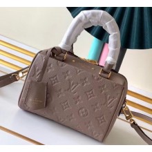 Louis Vuitton Monogram Empreinte Leather Speedy Bandouliere 20 Bag Galet