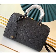 Louis Vuitton Monogram Empreinte Leather Speedy Bandouliere 30 Bag Black