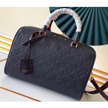 Louis Vuitton Monogram Empreinte Leather Speedy Bandouliere 30 Bag Marine Rouge