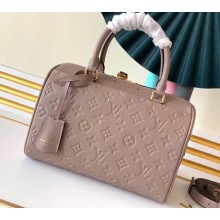 Louis Vuitton Monogram Empreinte Leather Speedy Bandouliere 25 Bag Galet