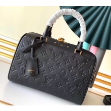 Louis Vuitton Monogram Empreinte Leather Speedy Bandouliere 25 Bag M42401 Black