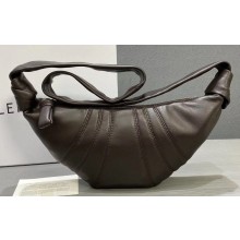 Lemaire Small Croissant Cross-body Bag Coffee