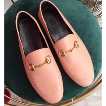 Gucci Women's Horsebit Loafer Leather Pink/Black