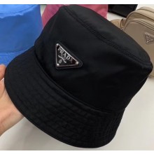 Prada Nylon Cap Hat 1HC137 Black 2020