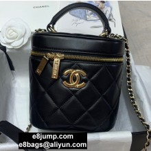 Chanel Trendy CC Mini Vanity Case Bag Black 2020
