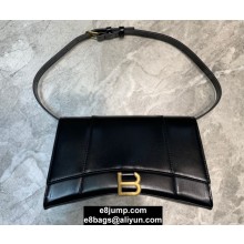 Balenciaga Hourglass Sling Bag Shoulder Bag Black