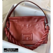 Givenchy Medium ID93 Bag in Smooth Leather Burgundy 2020