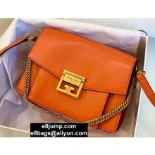 Givenchy Small GV3 Bag in Smooth Box Leather Orange