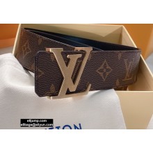 Louis Vuitton Width 4cm LV Initiales Belt LV41